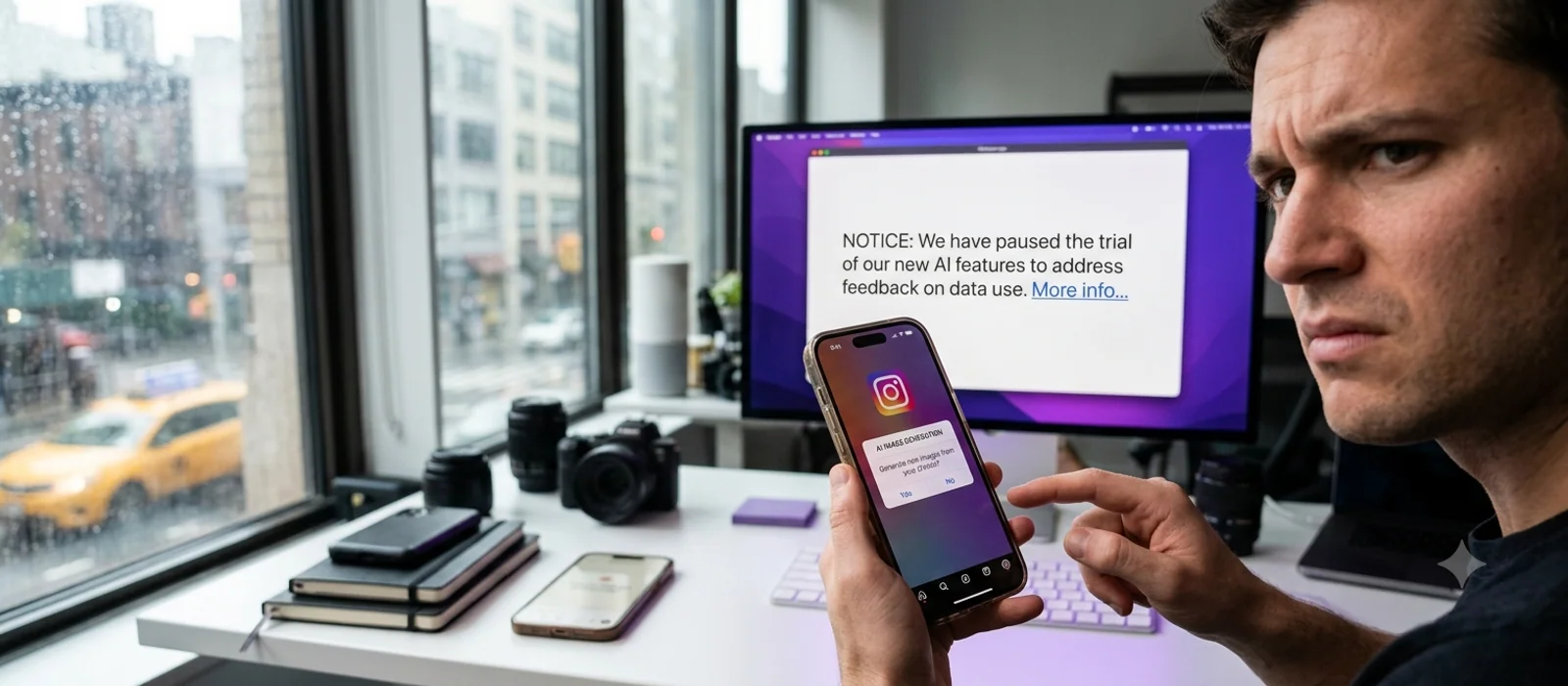 Meta retire une fonction IA d'Instagram en 3 jours : la leçon marketing sur le consentement que tu ne peux pas ignorer