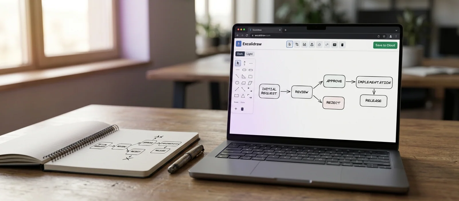 Excalidraw : mettre tes idées au clair en un schéma (gratuit, sans compte)